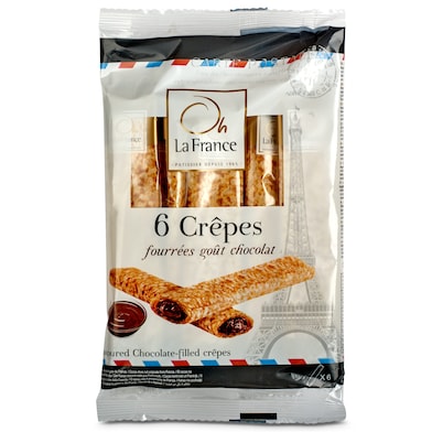Crêpes rellenos de cacao Oh la france 192 g-0 Crêpes rellenos de cacao Oh la france 192 g-0