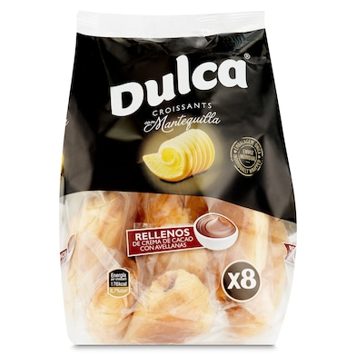 Croissants rellenos de cacao y avellanas Dulca 320 g-0