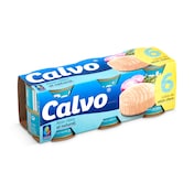 Atún claro al natural Calvo 6 x 56 g