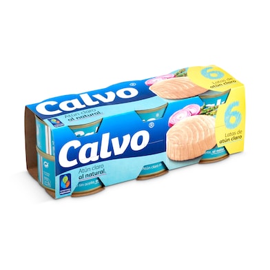 Atún claro al natural Calvo 6 x 56 g-0 Atún claro al natural Calvo 6 x 56 g-0