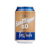 Cerveza tostada 0,0% alcohol San Miguel 33 cl