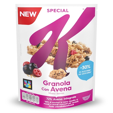 Granola con avena y frutos rojos Kellogg's Special K 320 g-0 Granola con avena y frutos rojos Kellogg's Special K 320 g-0