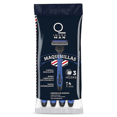 Maquinilla de afeitar 3 hojas Imaqe 4 unidades-0