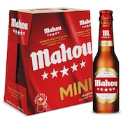 Cerveza Mahou 5 Estrellas pack 6 x 20 cl