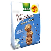 Mini galletas digestive con avena y chocolate Gullón 160 g