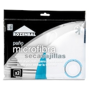 Bayeta microfibra secavajillas Rozenbal bolsa 2 unidades