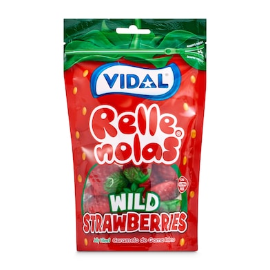 Golosinas fresas rellenas Vidal 180 g-0 Golosinas fresas rellenas Vidal 180 g-0