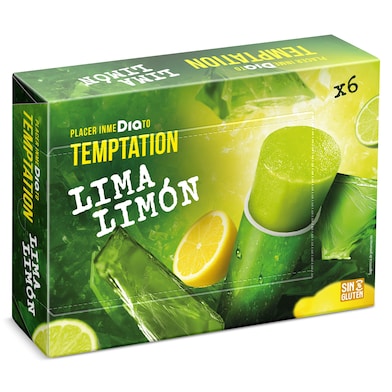 Polos sabor tropical lima-limón Dia Temptation 6 x 112 g-0