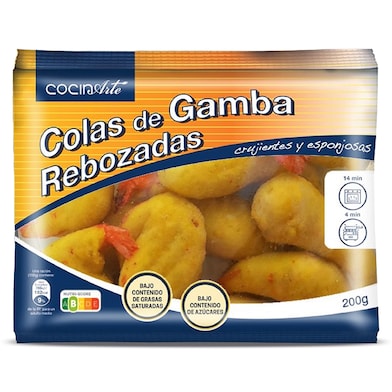 Colas de gamba rebozadas Cocinarte 200 g-0 Colas de gamba rebozadas Cocinarte 200 g-0