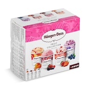 Mini tarrinas Haagen Dazs fruit collection 4 unidades 321 g