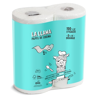 Papel de cocina Dia La Llama 2 unidades-0