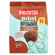 Mini brownies de chocolate Dulcesol 115 g
