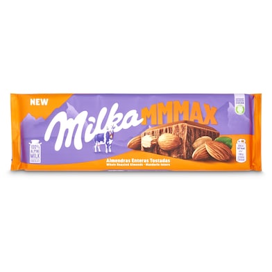 Chocolate con almendras enteras Milka 300 g-0 Chocolate con almendras enteras Milka 300 g-0