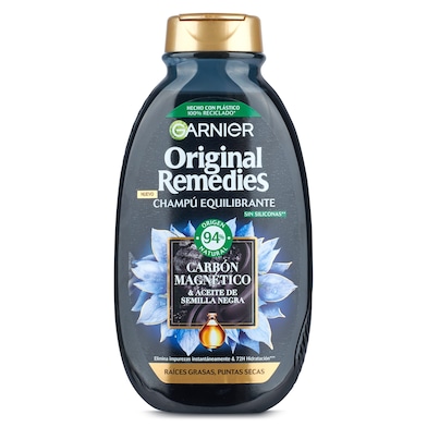 Champú de carbón magnético Original Remedies 250 ml-0 Champú de carbón magnético Original Remedies 250 ml-0