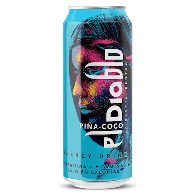 Bebida energética de piña y coco Dia El diablo 500 ml-0