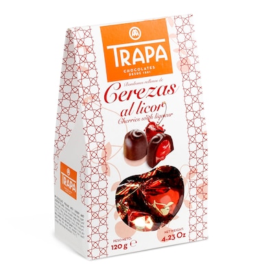 Bombones rellenos de cereza al licor Trapa 120 g-0 Bombones rellenos de cereza al licor Trapa 120 g-0