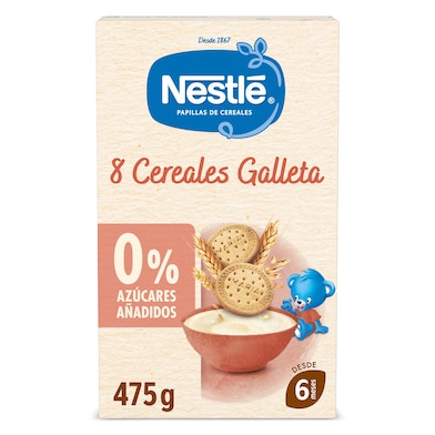 Papilla de cereales y galleta Nestlé 475 g-0 Papilla de cereales y galleta Nestlé 475 g-0