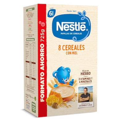 Papilla de cereales con miel Nestlé 725 g-0 Papilla de cereales con miel Nestlé 725 g-0