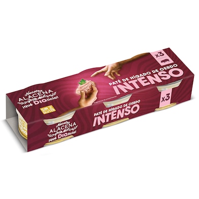 Paté de cerdo intenso Dia Nuestra Alacena 3 x 75 g-0 Paté de cerdo intenso Dia Nuestra Alacena 3 x 75 g-0