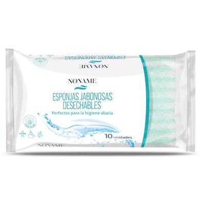 Esponjas jabonosas desechables Noname 10 unidades-0 Esponjas jabonosas desechables Noname 10 unidades-0