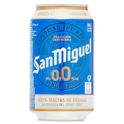 Cerveza 0,0% alcohol San Miguel 33 cl
