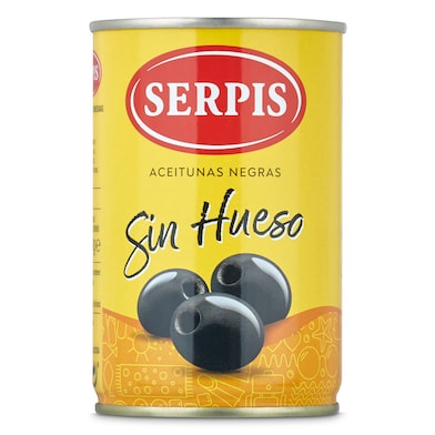 Aceitunas negras sin hueso Serpis 130 g-0