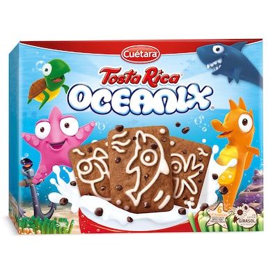 Galletas con pepitas de chocolate oceanix Cuétara Tostarica 400 g-0 Galletas con pepitas de chocolate oceanix Cuétara Tostarica 400 g-0