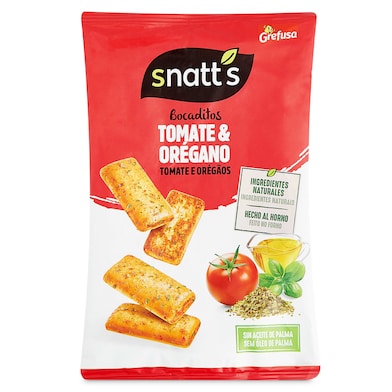 Bocaditos de tomate y orégano Snatt's 110 g-0 Bocaditos de tomate y orégano Snatt's 110 g-0