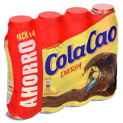 Batido de cacao energy Colacao 4 x 188 ml-0 Batido de cacao energy Colacao 4 x 188 ml-0