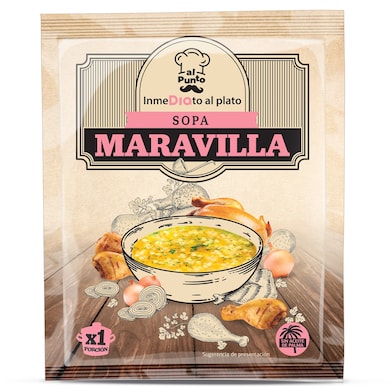 Sopa de pollo con maravilla Dia Al Punto 90 g-0 Sopa de pollo con maravilla Dia Al Punto 90 g-0