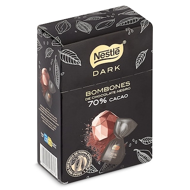Bombones de chocolate negro 70% cacao Nestlé Dark 142 g-0 Bombones de chocolate negro 70% cacao Nestlé Dark 142 g-0