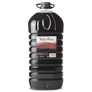 Vino tinto Valle rojo 5 L-0 Vino tinto Valle rojo 5 L-0