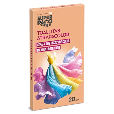 Toallitas atrapacolor Dia Super Paco 20 unidades-0 Toallitas atrapacolor Dia Super Paco 20 unidades-0