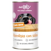 Alimento para perros de albóndigas con salsa con ave Dia Deliperro 1.2 Kg