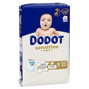 Pañales recién nacido 4-8 kg talla 2 Dodot 58 unidades