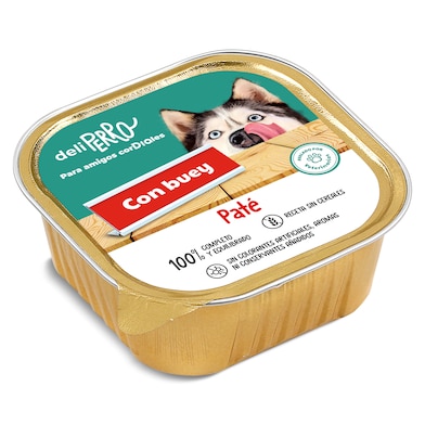 Paté para perro con ternera Dia Deliperro 300 g-0