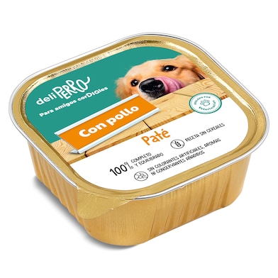 Paté para perro con pollo Dia Deliperro 300 g-0