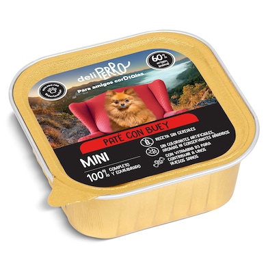 Paté para perros mini con buey Dia Deliperro 150 g-0 Paté para perros mini con buey Dia Deliperro 150 g-0