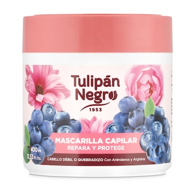 Mascarilla capilar repara y protege Tulipán Negro 400 ml-0