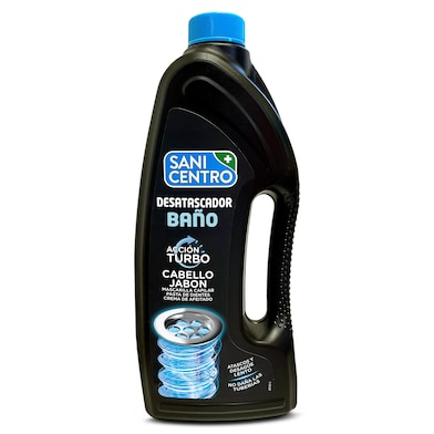 Desatascador baño acción turbo Sanicentro botella 1 L-0