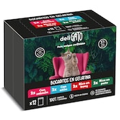 Alimento para gatos bocaditos en gelatina Dia Deligato 12 x 100 g