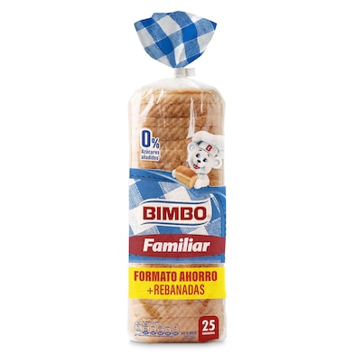 Pan de molde blanco Bimbo 700 g-0 Pan de molde blanco Bimbo 700 g-0