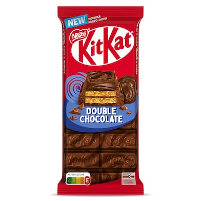Barritas de galleta con doble chocolate Kit Kat 99 g-0 Barritas de galleta con doble chocolate Kit Kat 99 g-0