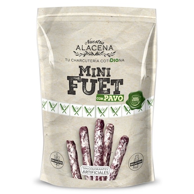 Mini fuet de pavo Dia Nuestra Alacena 50 g-0