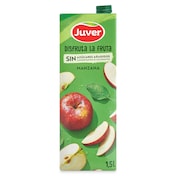 Bebida de zumo de manzana sin azúcares añadidos Juver Disfruta 1.5 L