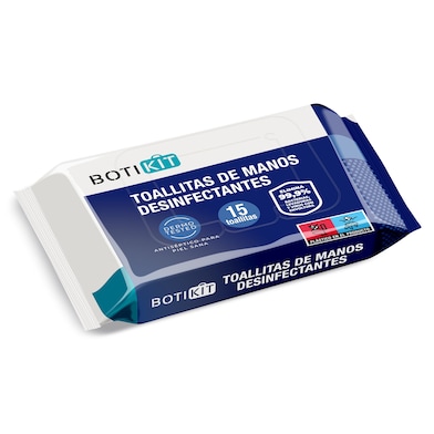 Toallitas de manos desinfectantes Dia Botikit 15 unidades-0 Toallitas de manos desinfectantes Dia Botikit 15 unidades-0