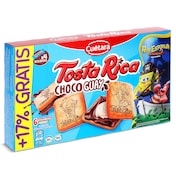 Galletas rellenas de chocolate y crema choco guay Cuétara Tostarica 144 g + 17% gratis