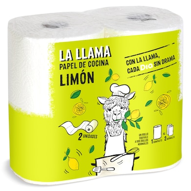 Papel de cocina limón Dia La Llama 2 unidades-0