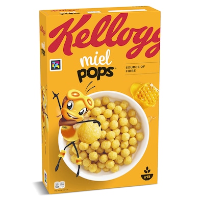 Cereales Miel Pops Kellogg's 400 g-0 Cereales Miel Pops Kellogg's 400 g-0