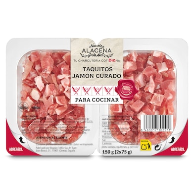 Taquitos de jamón curado Dia Nuestra Alacena 2 x 75 g-0